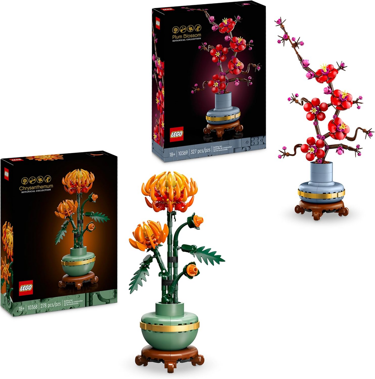 LEGO Botanical Collection – Chrysanthemum & Plum Blossom | Perfect Birthday Gift