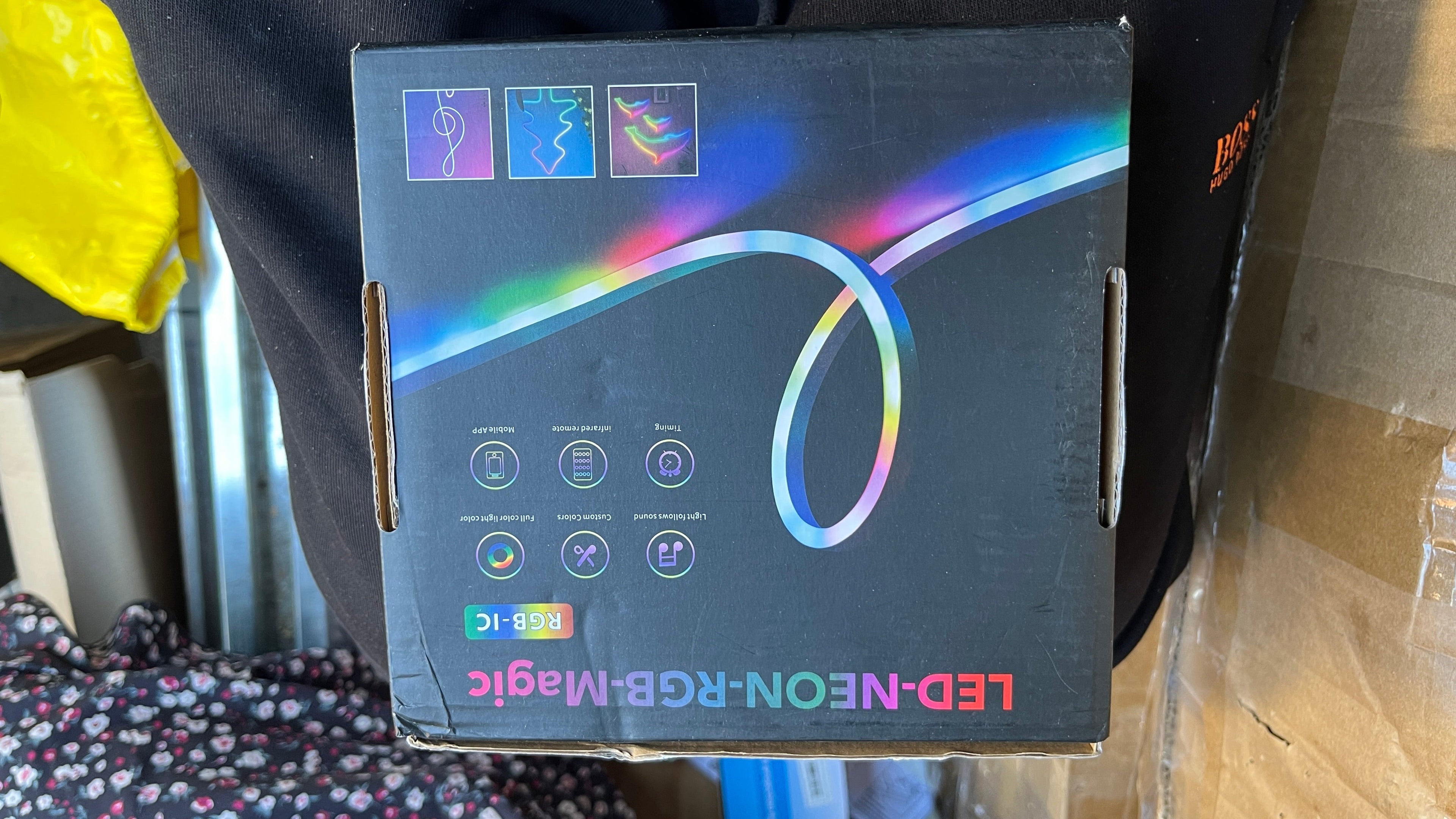 RGB-IC Neon LED Rope Light – App & Remote Control | Music Sync | Gaming Room Lights