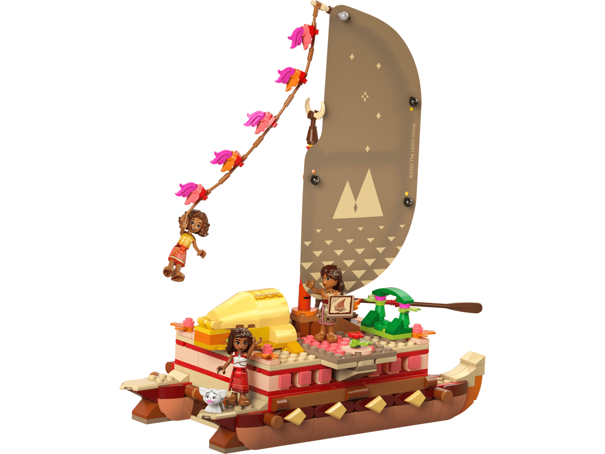 LEGO Disney Moana's Adventure Canoe – Set 43270 | 529 Pieces | Perfect Birthday Gift