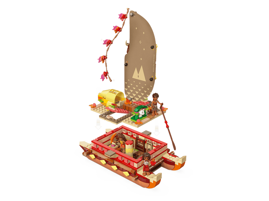 LEGO Disney Moana's Adventure Canoe – Set 43270 | 529 Pieces | Perfect Birthday Gift