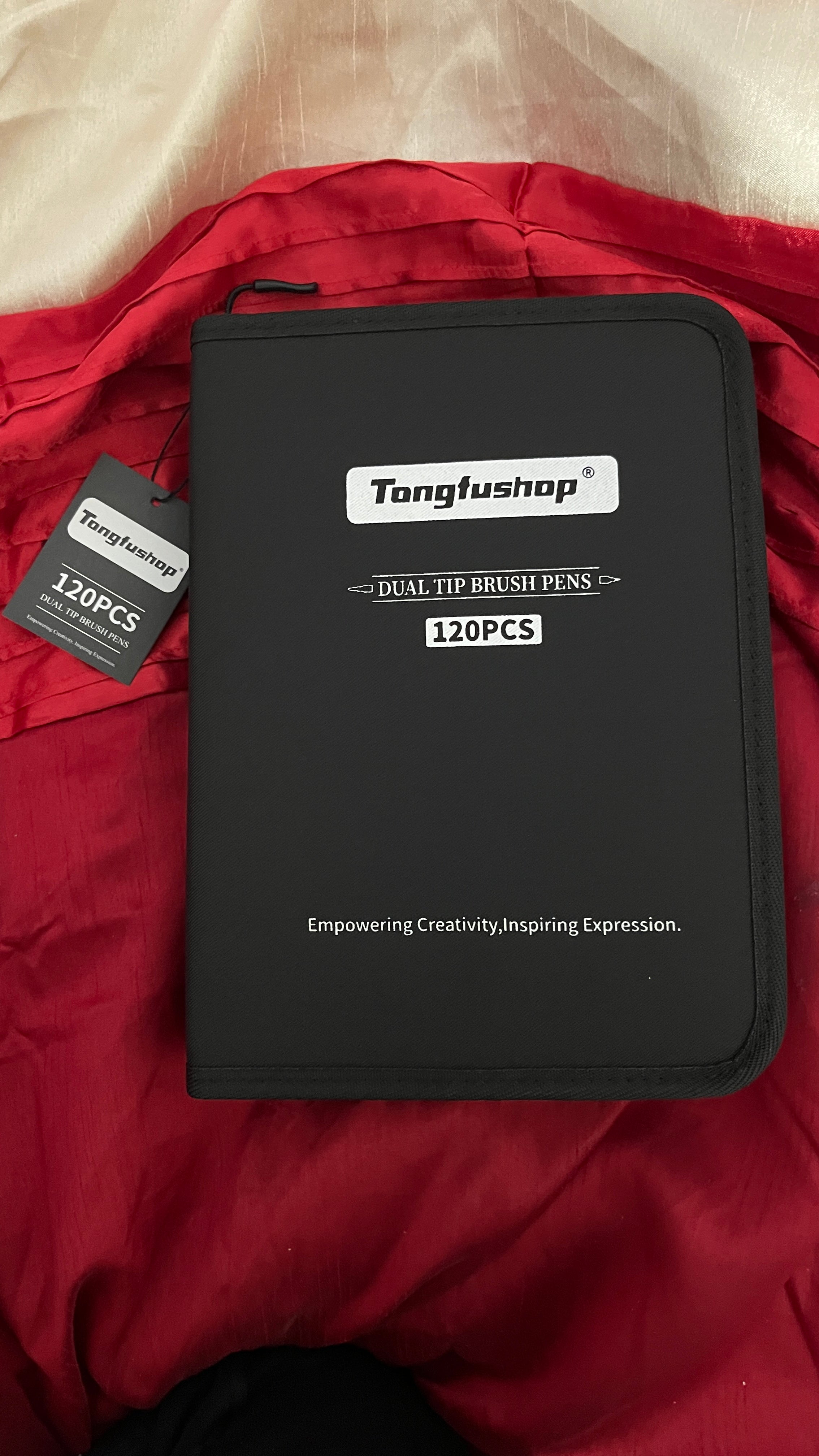 Tongfushop 120 Dual-Tip Brush Pens – Vibrant Colours for Coloring, Calligraphy & Art