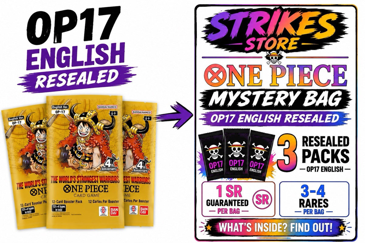 One Piece TCG OP-17 Resealed Mystery Bundle English Pre-Release Guaranteed SR