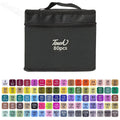 Tongfushop 80- 204 Colour Marker Pens SET, Art Marker, Dual Tip pens / GIFT SETS