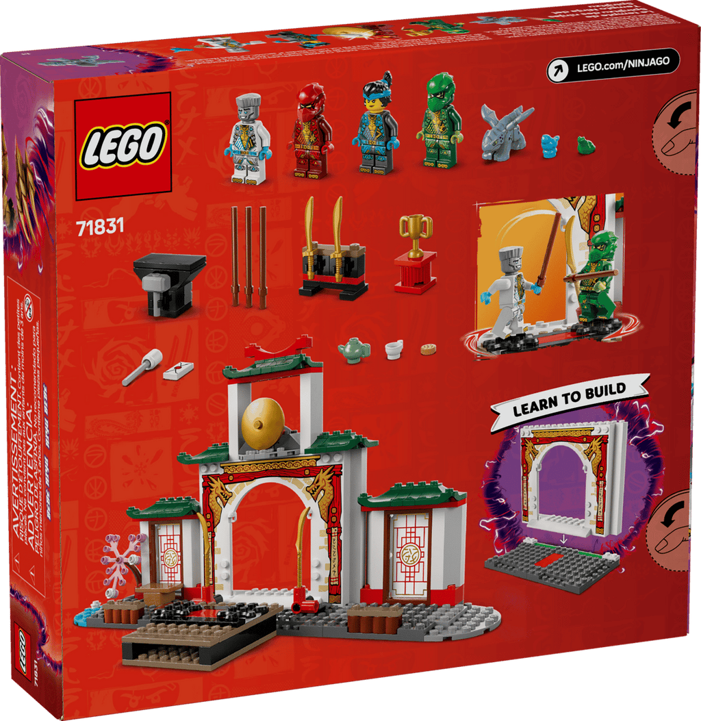 LEGO Ninjago Dragon's Rising: Ninja Spinjitzu Temple – Set 71831 | 158 Pieces