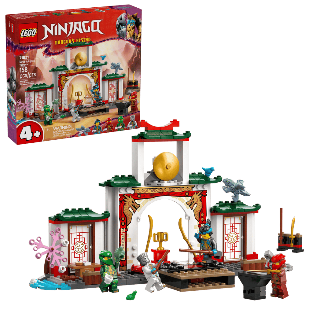 LEGO Ninjago Dragon's Rising: Ninja Spinjitzu Temple – Set 71831 | 158 Pieces