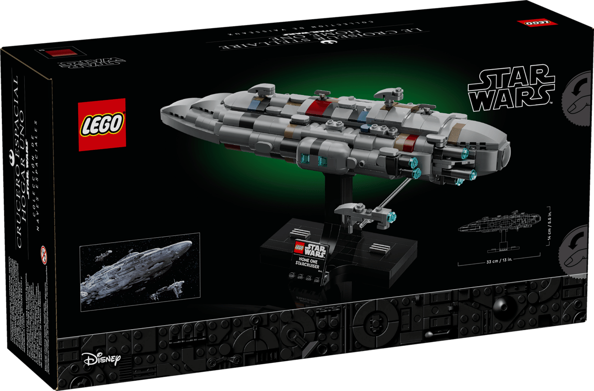 LEGO Star Wars Home One Starcruiser – Set 75405 | 559 Pieces | Display Model for Adults