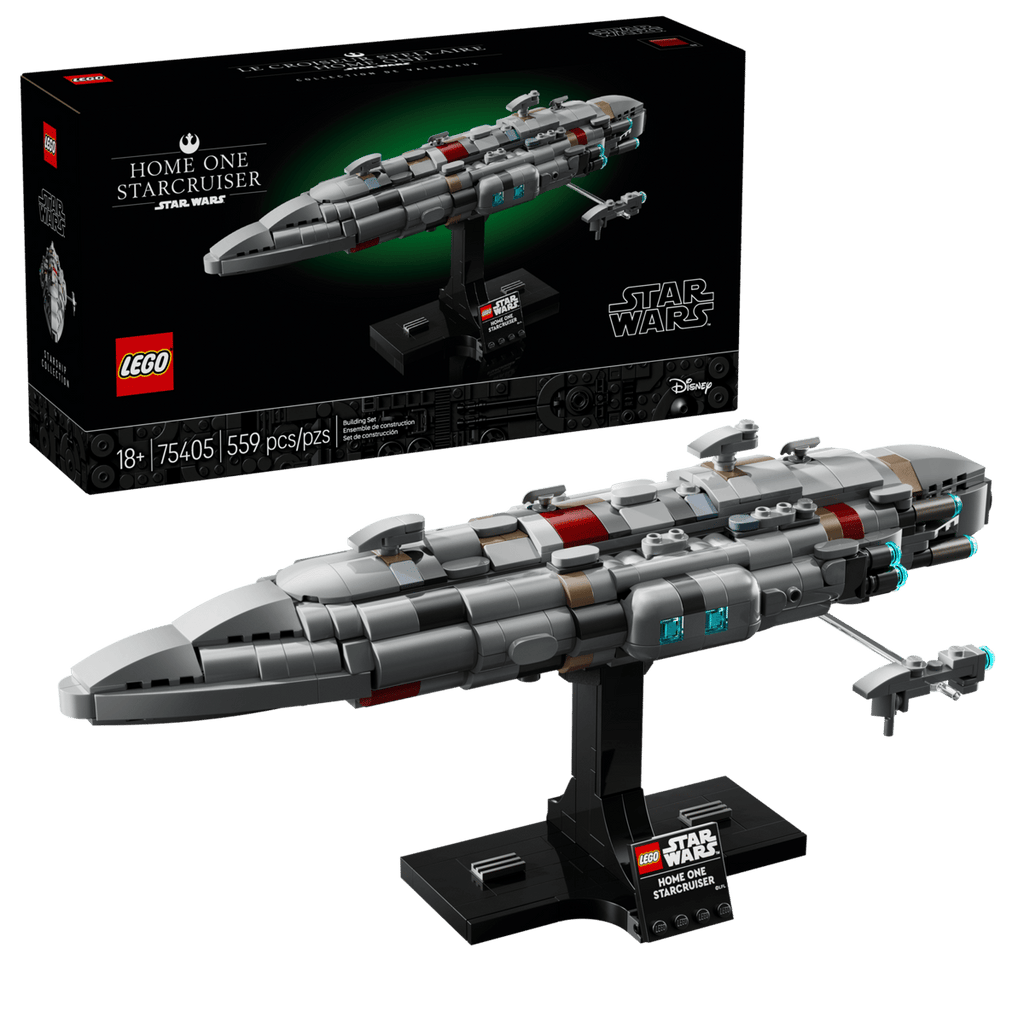 LEGO Star Wars Home One Starcruiser – Set 75405 | 559 Pieces | Display Model for Adults