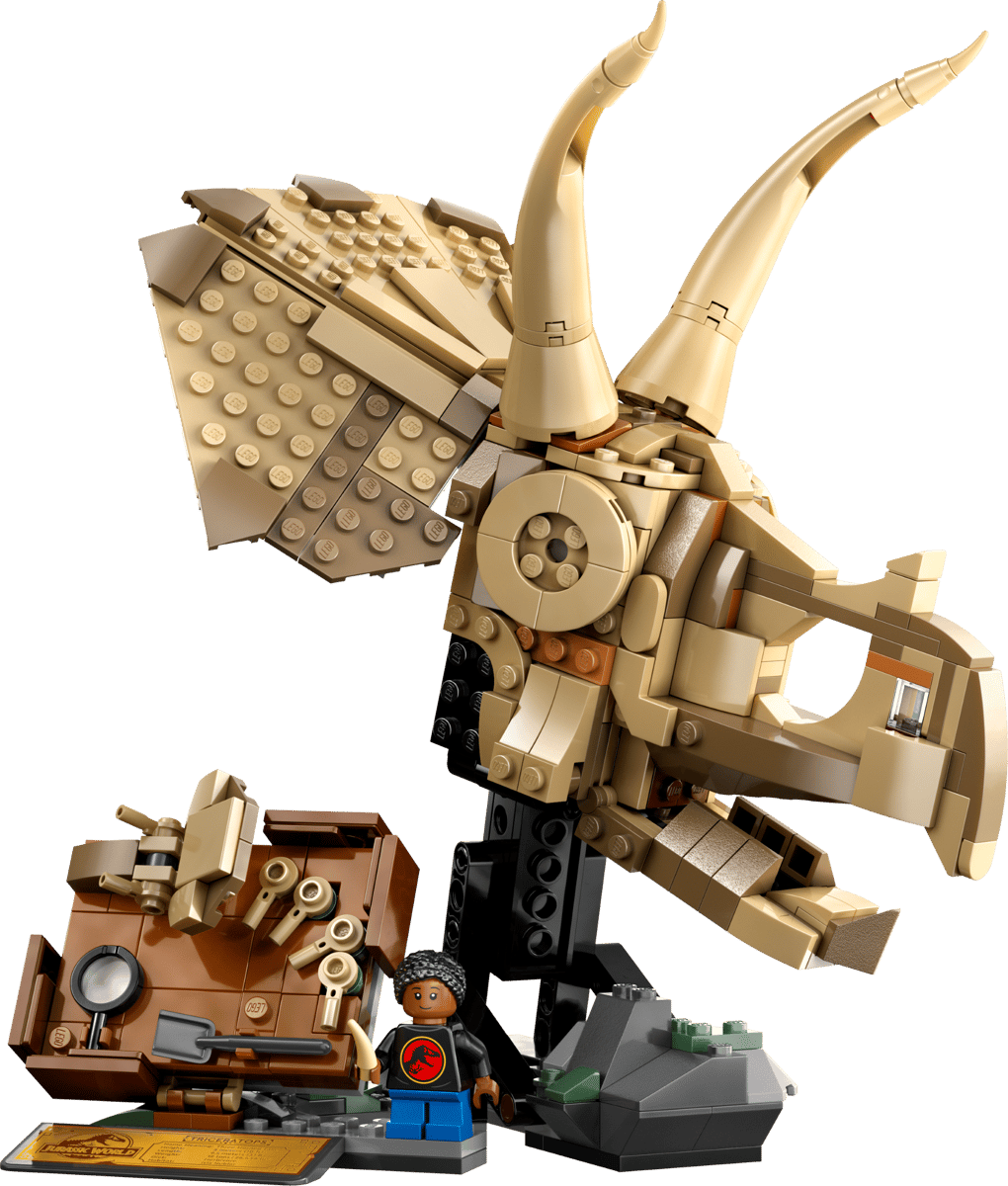 LEGO Jurassic World Dinosaur Fossils: Triceratops Skull – Set 76969 | 468 Pieces