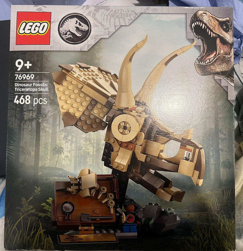 LEGO Jurassic World Dinosaur Fossils: Triceratops Skull – Set 76969 | 468 Pieces