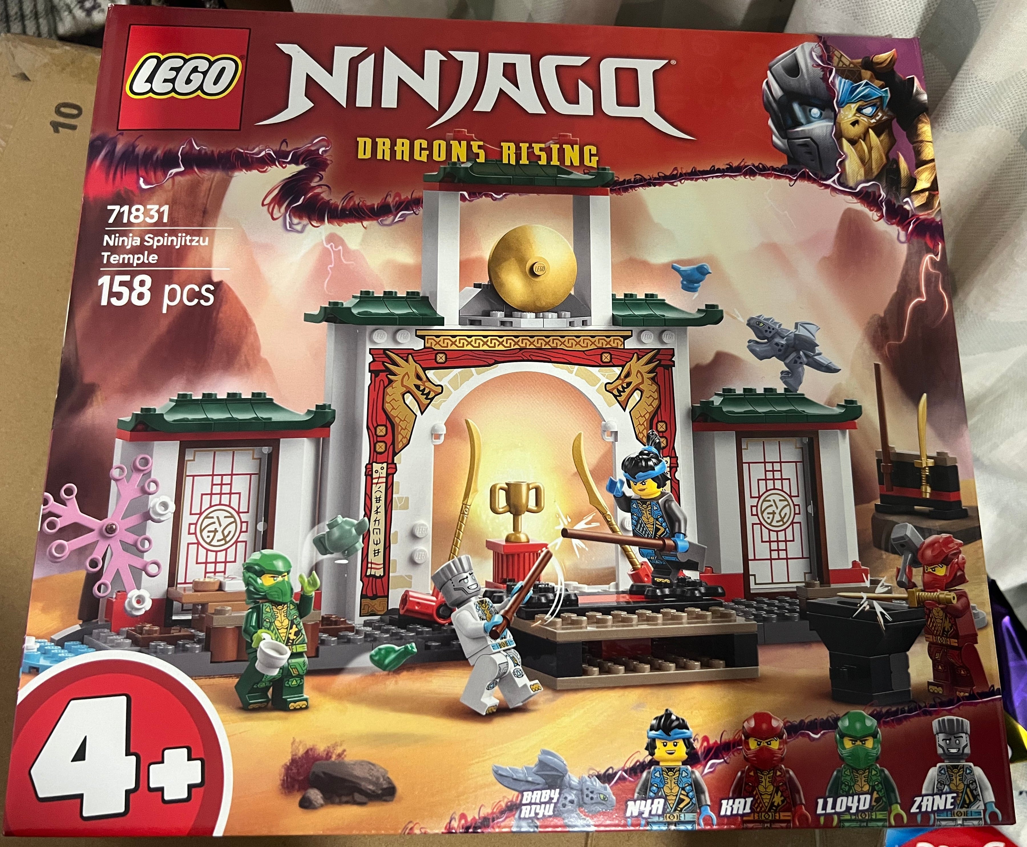 LEGO Ninjago Dragon's Rising: Ninja Spinjitzu Temple – Set 71831 | 158 Pieces